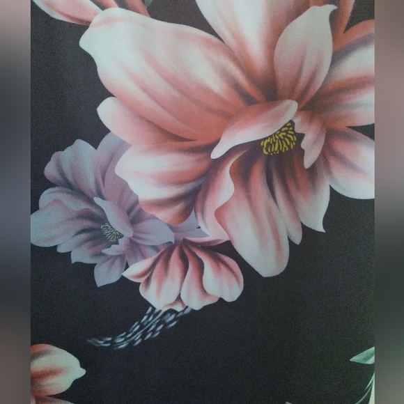 Floral Print Pencil Dress - Picture 5 of 7